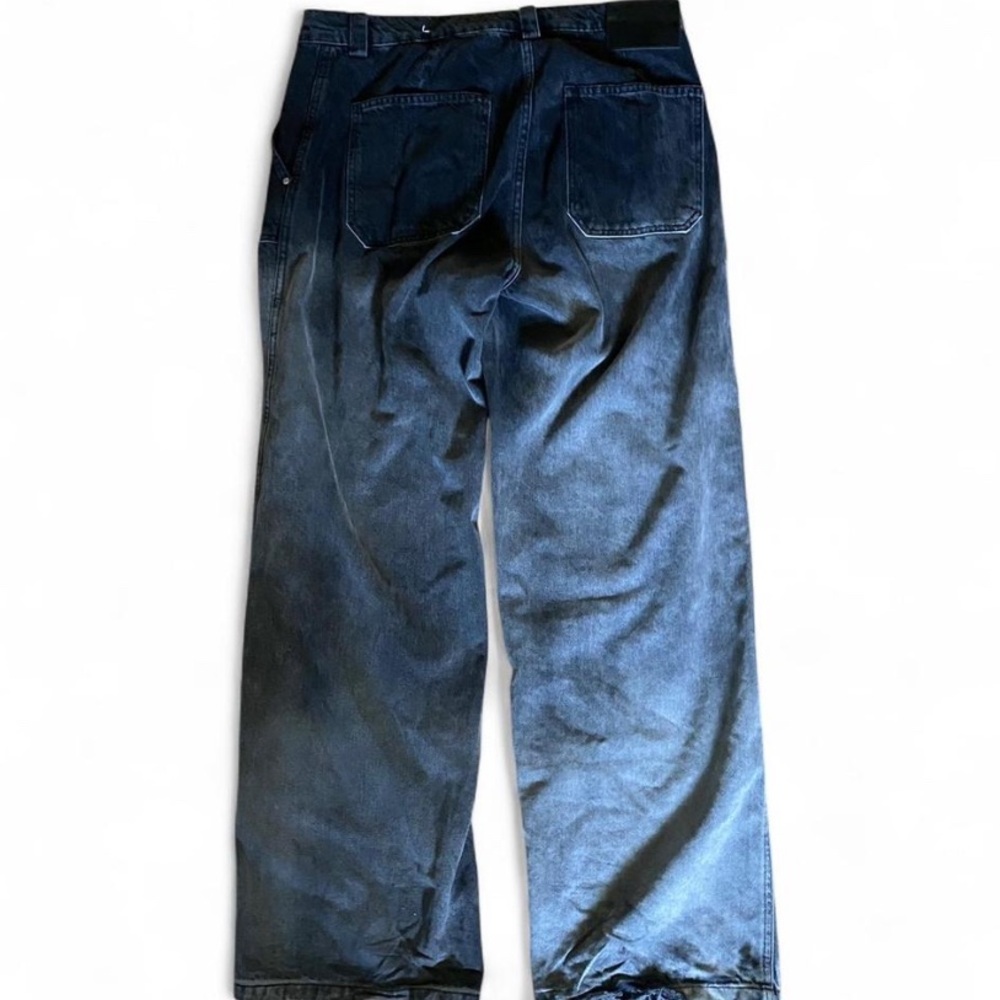Wide Baggy Grey Jeans - image 2